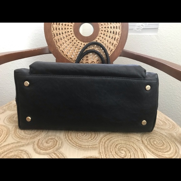 NWT Cole Haan Small Soft Tote Saddle Black - Picture 7 of 12